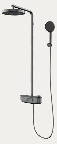 Idealaqua tuš sistem termostatski Lux, gun metal