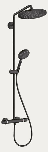 Hansgrohe Croma select S 280 tuš sistem termostatski, 3jet, matt black