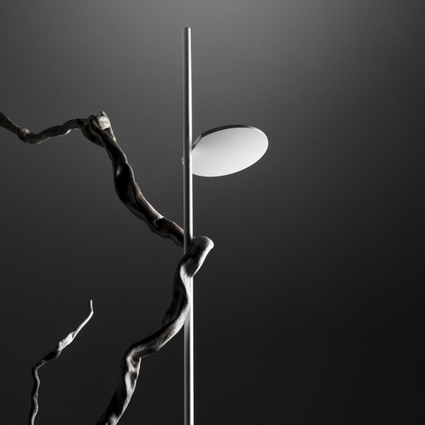 Podne Lampa Stilnovo, Kimia, prigušiv, Crno, Dnevna soba, Metal, Dizajn