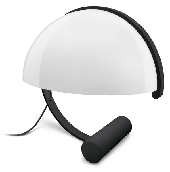 Stolne Lampa Stilnovo, Meta, prigušiv, Crno, Dnevna soba, Metal, Dizajn