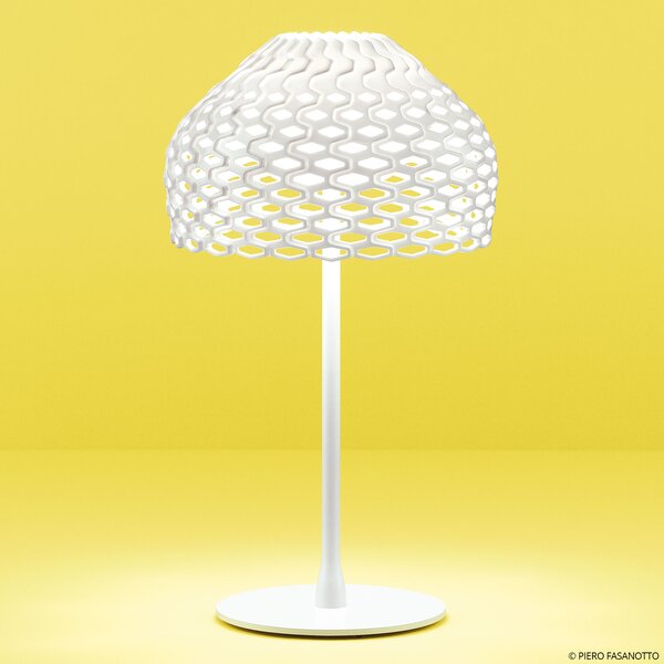 Stolne Lampa FLOS, Tatou T, prigušiv, Bijela, Dnevna soba, Metal, Dizajn