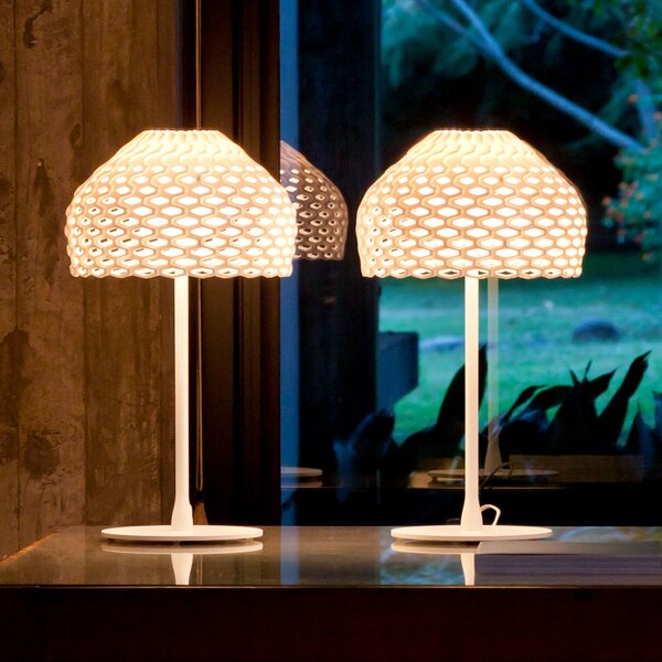 Stolne Lampa FLOS, Tatou T, prigušiv, Bijela, Dnevna soba, Metal, Dizajn