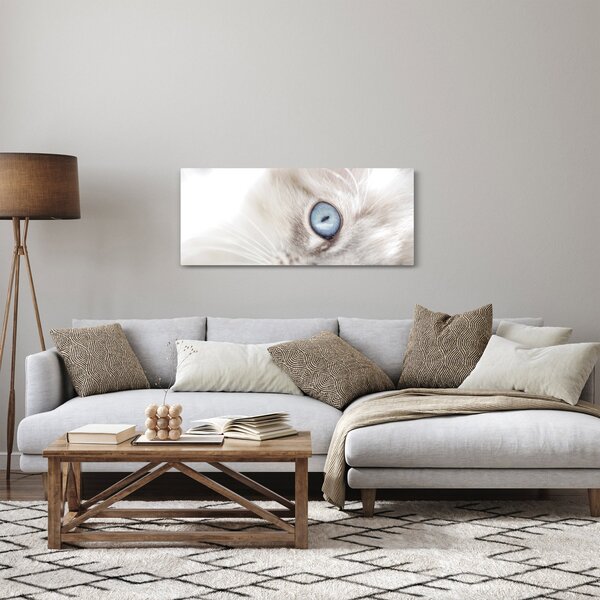 Slika - Mačka s plavim očima (120x50 cm)
