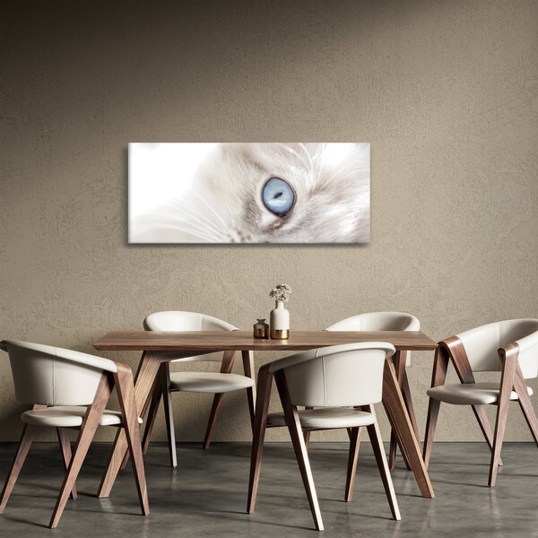 Slika - Mačka s plavim očima (120x50 cm)