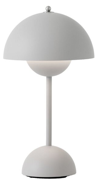 Stolne Lampa &Tradition, Flowerpot VP9, prigušiv, Sivo, Dnevna soba, Plastika, Dizajn
