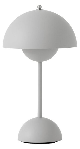 Stolne Lampa &Tradition, Flowerpot VP9, prigušiv, Sivo, Dnevna soba, Plastika, Dizajn