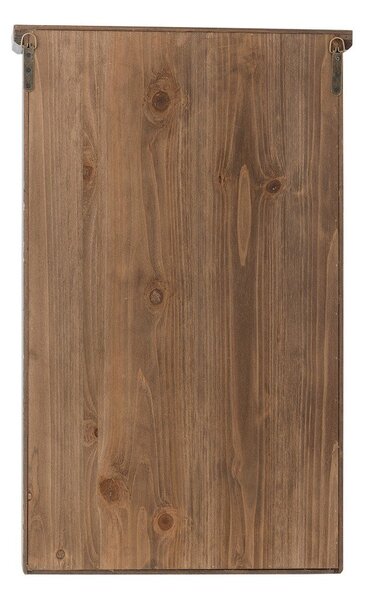 Crna viseća vitrina od masivne jele 50x80x14 cm Hazem – Bloomingville