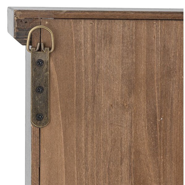 Crna viseća vitrina od masivne jele 50x80x14 cm Hazem – Bloomingville
