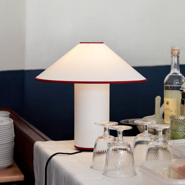 Stolne Lampa &Tradition, Colette, Bijela, Dnevna soba, Tkanina / tekstil, Dizajn