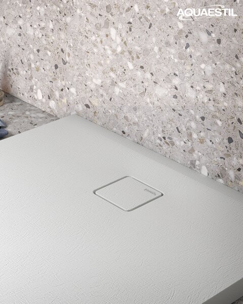 Aquaestil tuš kada pravokutna Stone Deluxe, 100×80 cm