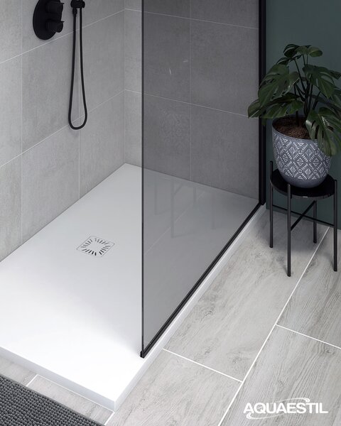 Aquaestil tuš kada kvadratna Tempo Deluxe, 80×80 cm