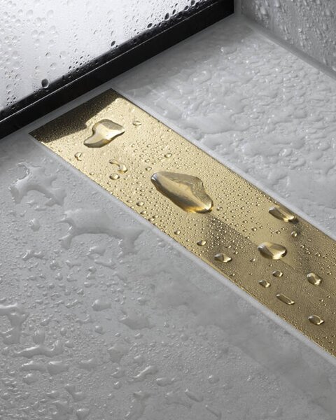 Hansgrohe tuš kanalica Raindrain Flex, 70 cm, polished gold optic