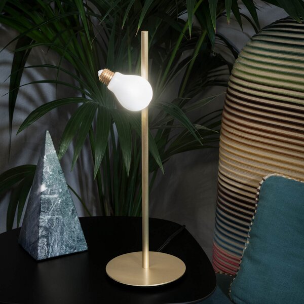 Stolne Lampa Slamp, Idea, Zlato / mjed, Dnevna soba, Metal, Dizajn