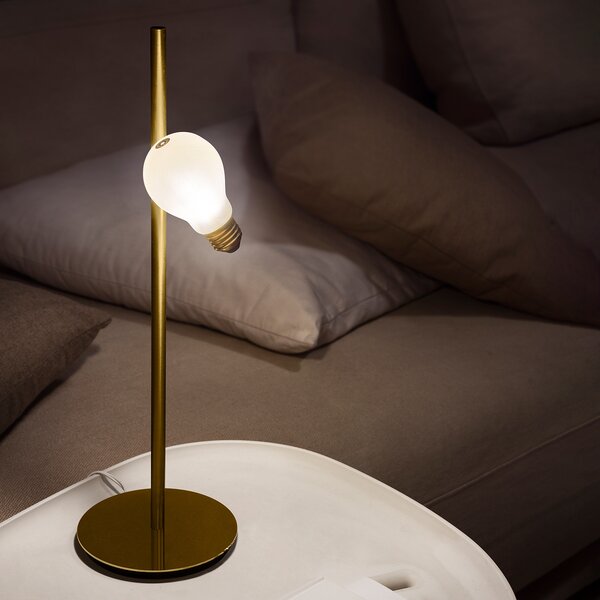 Stolne Lampa Slamp, Idea, Zlato / mjed, Dnevna soba, Metal, Dizajn