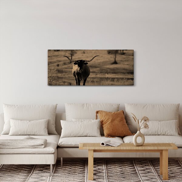 Slika - Teksaška krava (120x50 cm)
