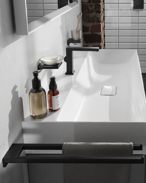 Hansgrohe držač ručnika sa dvije ručke AddStoris, matt black