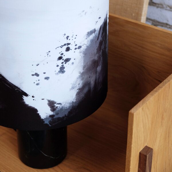 Stolne Lampa Dyberg Larsen, Molly, Crno, Dnevna soba, Kamen