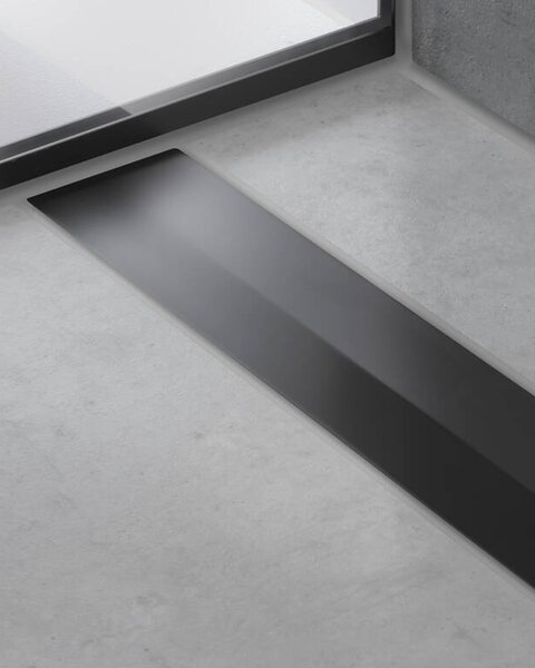 Hansgrohe tuš kanalica Raindrain Flex, 70 cm, mat crna