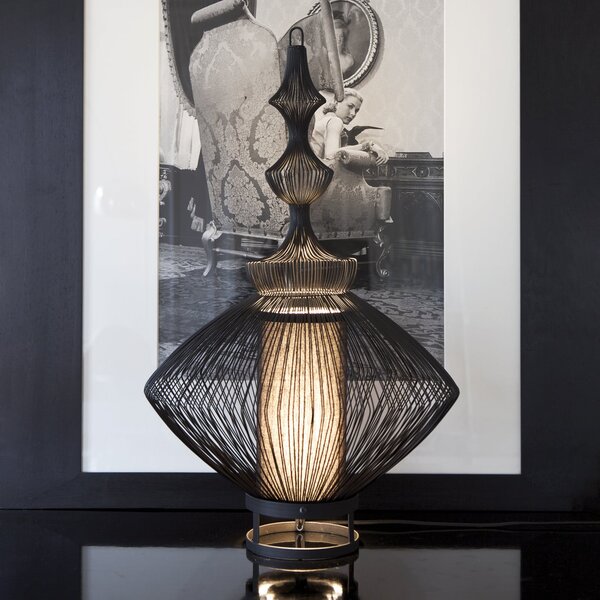 Stolne Lampa Forestier, Opium, Crno, Dnevna soba, Metal, Dizajn