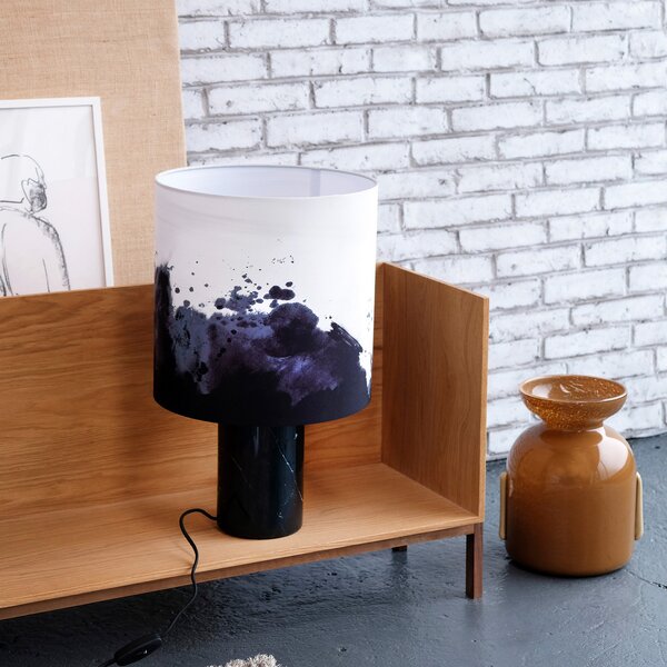 Stolne Lampa Dyberg Larsen, Molly, Crno, Dnevna soba, Kamen
