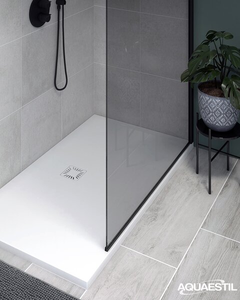 Aquaestil tuš kada kvadratna Tempo Deluxe, 90×90 cm