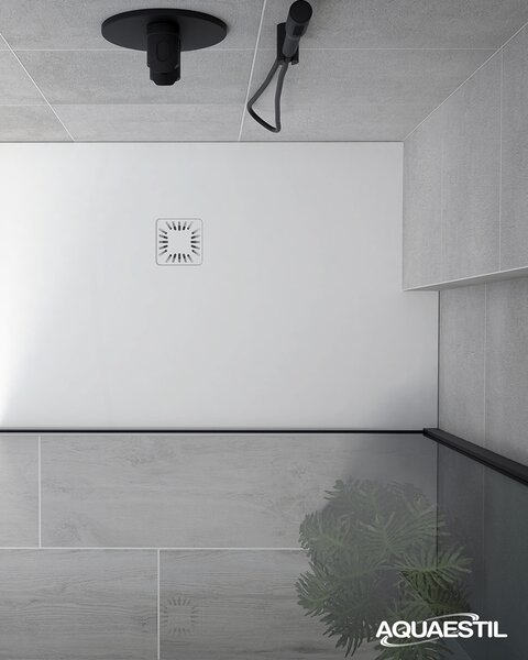 Aquaestil tuš kada kvadratna Tempo Deluxe, 90×90 cm
