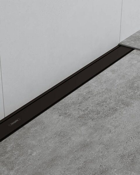 Hansgrohe tuš kanalica Raindrain Match, 80 cm, mat crna