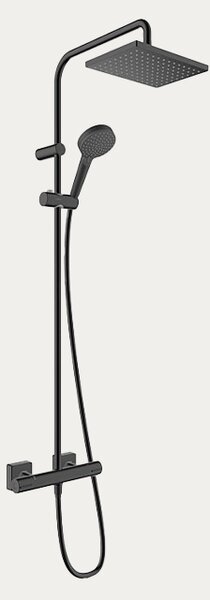 Hansgrohe tuš sistem Vernis Shape 230, crna
