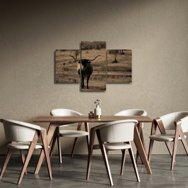 Slika - Teksaška krava (90x60 cm)