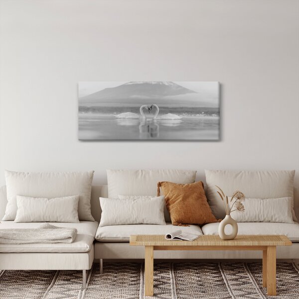 Slika - Zaljubljeni labudovi (120x50 cm)