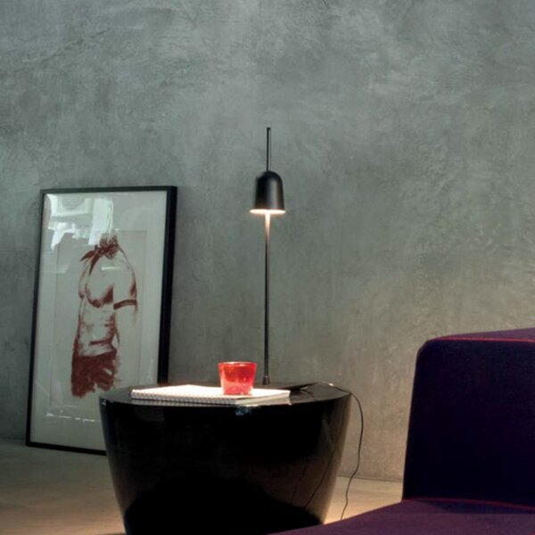 Stolne Lampa Luceplan, Ascent, prigušiv, Crno, Dnevna soba, Metal, Dizajn