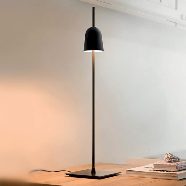 Stolne Lampa Luceplan, Ascent, prigušiv, Crno, Dnevna soba, Metal, Dizajn