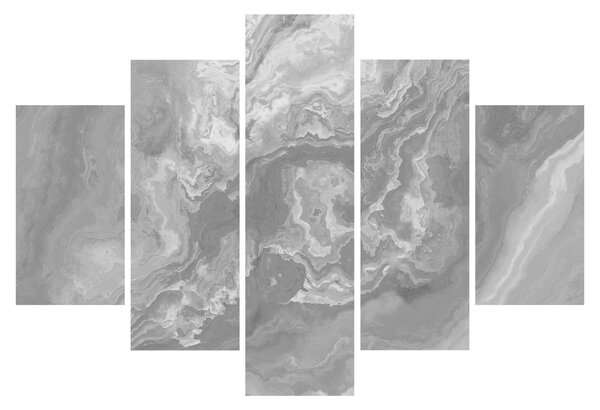Slika - Mramor u crno-bijelom (150x105 cm)