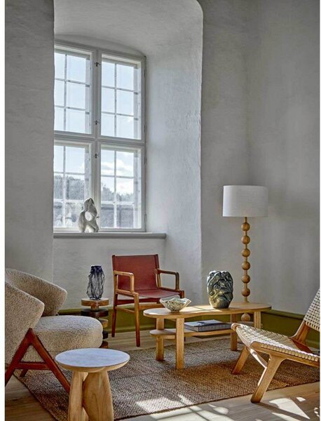 Podne Lampa Bloomingville, Bež, Dnevna soba, Drvo