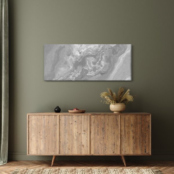 Slika - Mramor u crno-bijelom (120x50 cm)