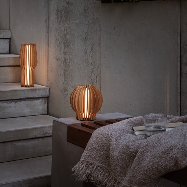 Stolne Lampa PLEASE WAIT to be SEATED, Radiant, prigušiv, Drvo, Dnevna soba, Drvo, Moderan