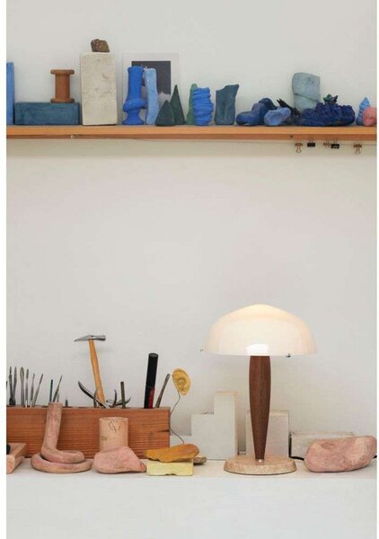 Stolne Lampa &Tradition, prigušiv, Drvo, Dnevna soba, Staklo, Moderan