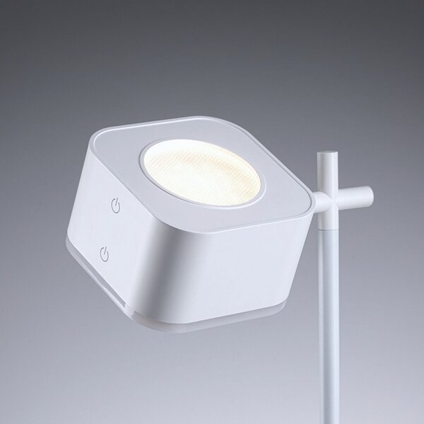 Stolne Lampa Paulmann, Varia, prigušiv, Bijela, Spavaća soba, Plastika, Moderan