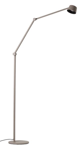 Podne Lampa ANTIDARK, Direction F2, prigušiv, Sivo, Dnevna soba, Metal, Moderan