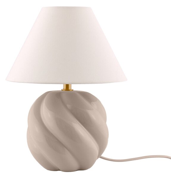 Stolne Lampa Globen Lighting, DAHLIA, Bež, Dnevna soba, Tkanina / tekstil