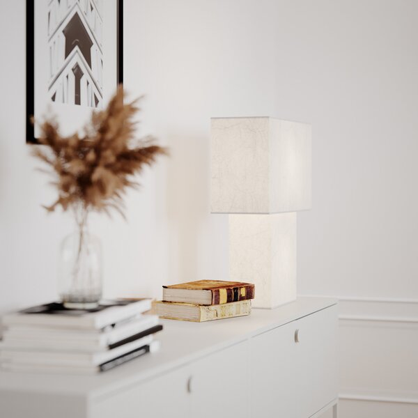 Stolne Lampa By Rydéns, iSquare, Bijela, Dnevna soba, Papirnati karton