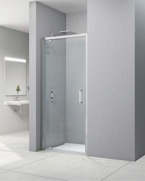 Idealaqua tuš vrata NDZ, 80 cm, jednokrilna, krom\prozirno