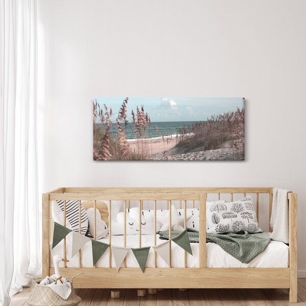 Slika - Ružičasta plaža (120x50 cm)