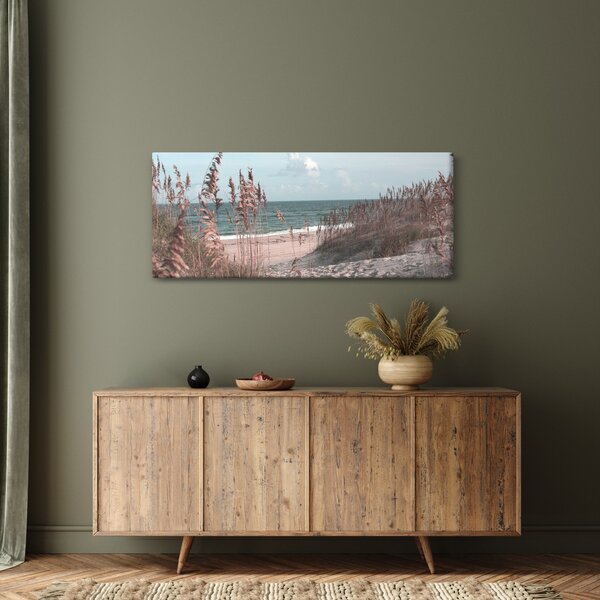 Slika - Ružičasta plaža (120x50 cm)