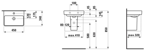 Laufen umivaonik Pro S 45