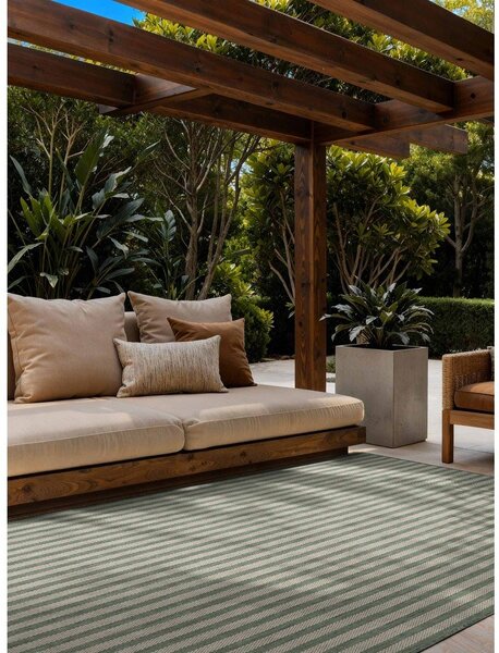 Zeleni/krem unutarnji i vanjski tepih 120x170 cm Haringey Linley – Ted Baker