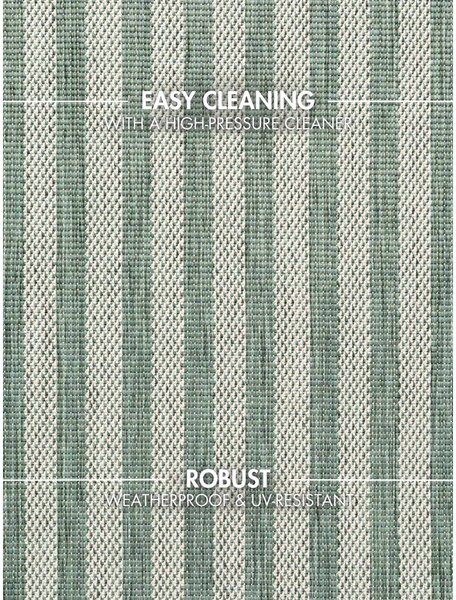 Zeleni/krem unutarnji i vanjski tepih 120x170 cm Haringey Linley – Ted Baker