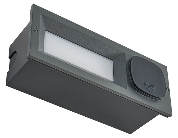 Reflektori Lucande, Lachlain, Crno, Balkon, Metal, Moderan