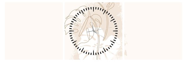 Slika - Linijska slika čudovišta N⁰1 (sa satom) (90x30 cm)