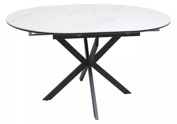 Blagovaonski stol Gamison Ceramic 100 (crno + bijela) (za 4 osobe)
